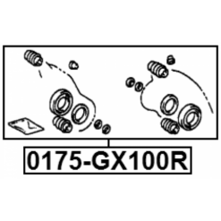 Alternative view of REAR BRAKE CALIPER REPAIR KIT (SET FOR TWO SIDES)