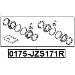 Alternative view of REAR BRAKE CALIPER REPAIR KIT (SET FOR TWO SIDES)