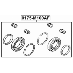 Alternative view of FRONT BRAKE CALIPER REPAIR KIT (SET FOR TWO SIDES)