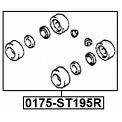 Alternative view of REAR WHEEL BRAKE CYLINDER REPAIR KIT (SET FOR TWO SIDES)