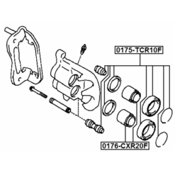 Alternative view of FRONT BRAKE CALIPER REPAIR KIT (SET FOR TWO SIDES)