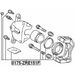 Alternative view of FRONT BRAKE CALIPER REPAIR KIT (SET FOR TWO SIDES)