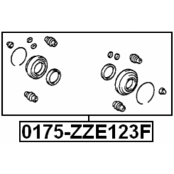 Alternative view of FRONT BRAKE CALIPER REPAIR KIT (SET FOR TWO SIDES)