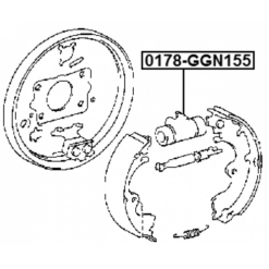 Alternative view of REAR WHEEL BRAKE CYLINDER