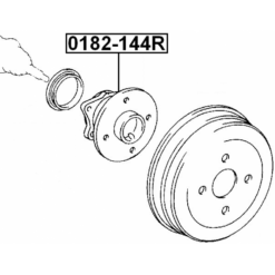 Alternative view of REAR WHEEL HUB
