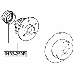 Alternative view of REAR WHEEL HUB