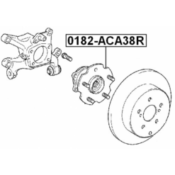 Alternative view of REAR WHEEL HUB