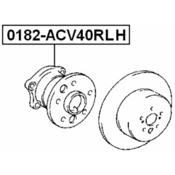 Alternative view of REAR WHEEL HUB LH