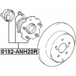 Alternative view of REAR WHEEL HUB