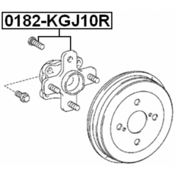 Alternative view of REAR WHEEL HUB