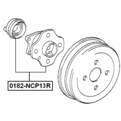 Alternative view of REAR WHEEL HUB