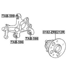 Alternative view of REAR WHEEL HUB