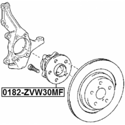 Alternative view of FRONT WHEEL HUB