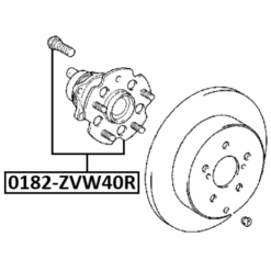 Alternative view of REAR WHEEL HUB