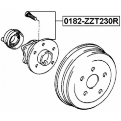 Alternative view of REAR WHEEL HUB