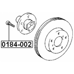 Alternative view of WHEEL STUD