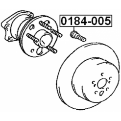 Alternative view of WHEEL STUD