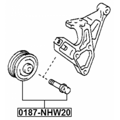 Alternative view of PULLEY TENSIONER KIT
