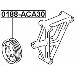 Alternative view of PULLEY IDLER