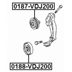 Alternative view of PULLEY IDLER
