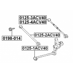 Alternative view of SUSPENSION ARM BOLT W/ WASHER