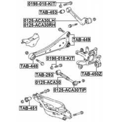 Alternative view of SUSPENSION ARM BOLT W/ WASHER