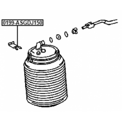 Alternative view of MOUNTING BRACKET, AIR SPRING BELLOW