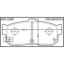 Alternative view of PAD KIT, DISC BRAKE, REAR