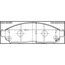Alternative view of PAD KIT, DISC BRAKE, FRONT
