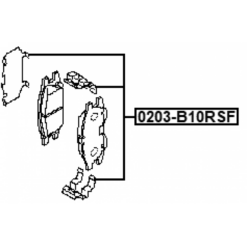 Alternative view of DISC BRAKE CLIP SET