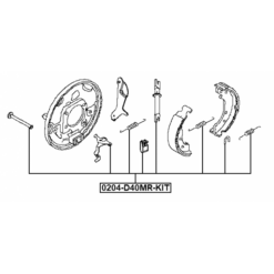 Alternative view of BRAKE SHOE FITTING KIT