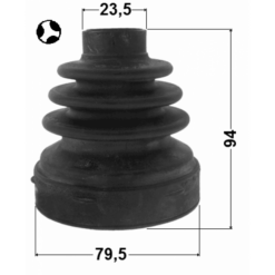 Alternative view of BOOT INNER CV JOINT KIT 79.5X94X23.5