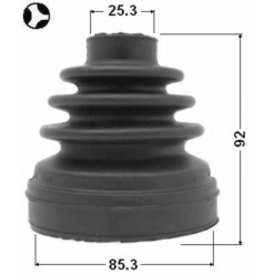 Alternative view of BOOT INNER CV JOINT KIT 85.3X92X25.3