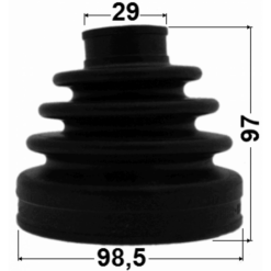Alternative view of BOOT INNER CV JOINT KIT 98.5X97X29