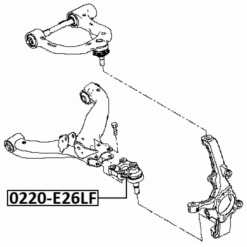Alternative view of BALL JOINT FRONT LOWER ARM