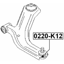 Alternative view of BALL JOINT FRONT LOWER ARM