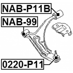 Alternative view of BALL JOINT FRONT LOWER ARM