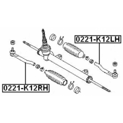 Alternative view of STEERING TIE ROD END