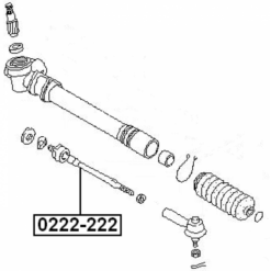 Alternative view of STEERING TIE ROD