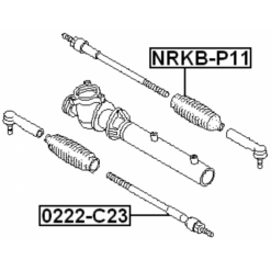 Alternative view of STEERING TIE ROD