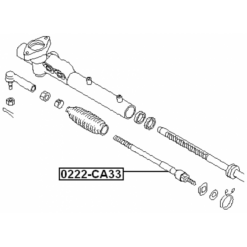Alternative view of STEERING TIE ROD