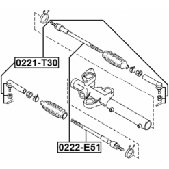 Alternative view of STEERING TIE ROD
