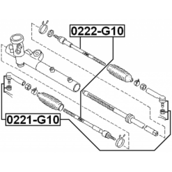 Alternative view of STEERING TIE ROD