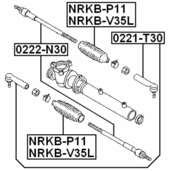 Alternative view of STEERING TIE ROD