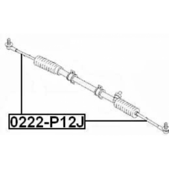 Alternative view of STEERING TIE ROD M16X1/M14X1.5