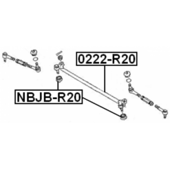 Alternative view of STEERING TIE ROD