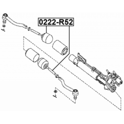 Alternative view of STEERING TIE ROD