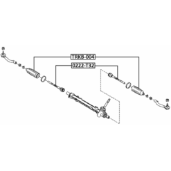 Alternative view of STEERING TIE ROD