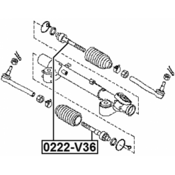 Alternative view of STEERING TIE ROD