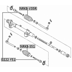 Alternative view of STEERING TIE ROD